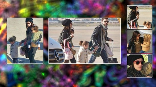 Las fotos de la China Suárez y David Bisbal con las hijas de ambos