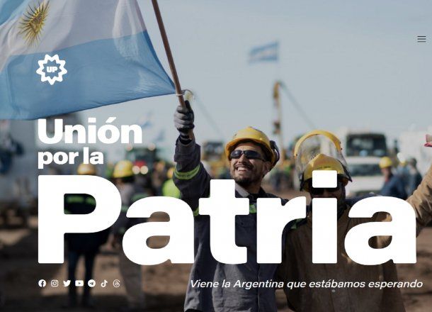 Hackearon la página de Unión por la Patria a horas del balotaje