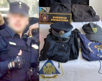 Insólito: se disfrazaba de policía para extorsionar y amenazar a comerciantes con facas