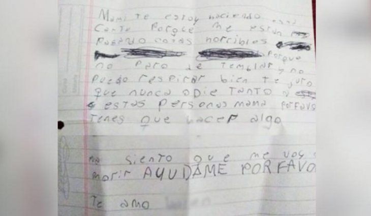 Siento que me voy a morir: una nena denunció bullying a través de una carta a su mamá