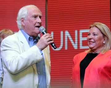 Pino Solanas descartó un divorcio con Elisa Carrió