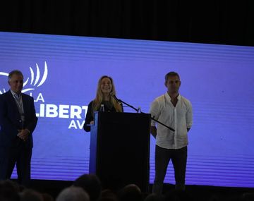 Karina Milei encabezó un congreso de LLA en Mar del Plata