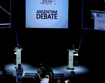 Debate presidencial 2015. Foto archivo.