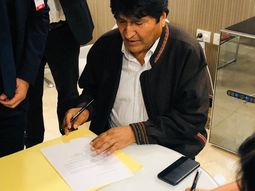 Evo Morales ya está en la Argentina