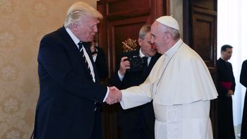 Donald Trump es recibido por el Papa Francisco en el Vaticano Donald Trump es recibido por el Papa Francisco en el Vaticano