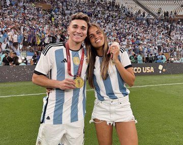 El descargo de la novia de Julián Álvarez tras el escándalo