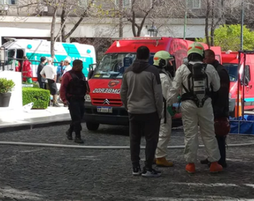 Evacuaron un hotel de Retiro por un escape de cloro y ácido: varios fueron asistidos