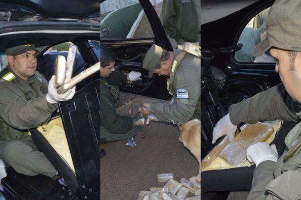 Cae un pastor evangélico que viajaba con 131 kilos de marihuana