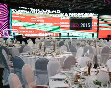 Mirá el menú de todos los famosos en los Martín Fierro