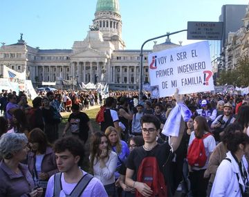 La segunda Marcha Federal Universitaria también fue masiva.