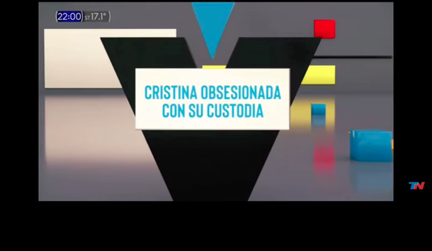 Cristina obsesionada con su custodia, el mensaje previo de un canal de noticias