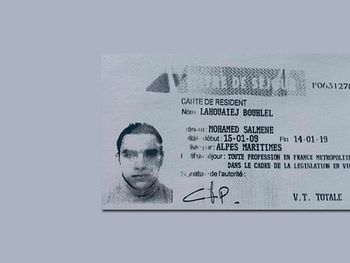 Publican la licencia de conducir del autor del atentado en Niza