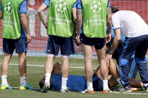 Alarma: Cristiano Ronaldo se fue golpeado de la práctica del Real Madrid