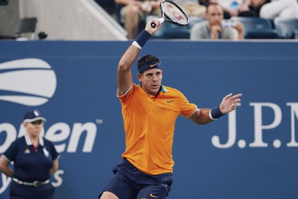 Cómodo triunfo de Del Potro ante Young en su debut en el US Open 2018