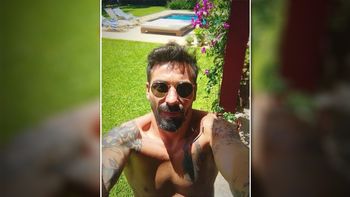 las fotos del pocho lavezzi en argentina: salida a almorzar y relax en la pileta las fotos del pocho lavezzi en argentina: salida a almorzar y relax en la pileta