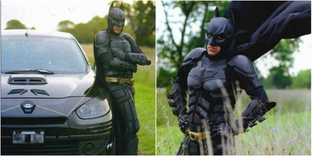 El Batman solidario de La Plata