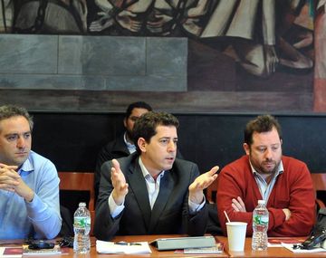 Andrés El Cuervo Larroque, Eduardo Wado De Pedro y José Ottavis&nbsp;