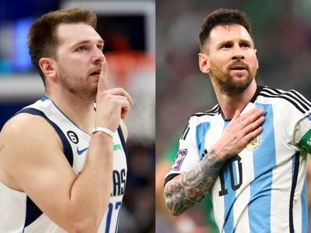 Luka Doncic se deshizo en elogios para Lionel Messi: Soy su fan
