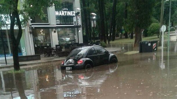 En Pinamar llovió un promedio de 50 milímetros en media hora