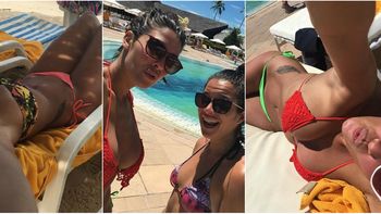 playa, sol, bikini y una amiga: las vacaciones de ivana nadal en brasil