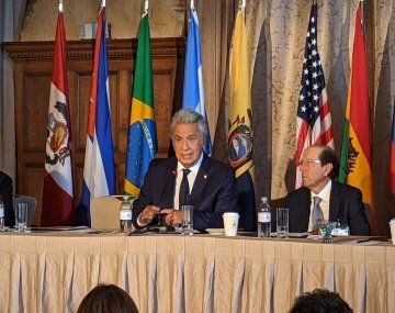 En el foro en el que habló Macri