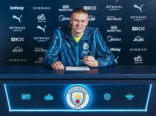 El impactante contrato que firmó Erling Haaland con el Manchester City