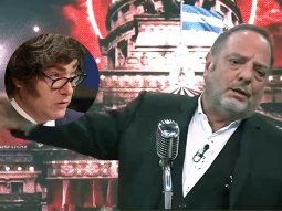 Baby Etchecopar y Javier Milei. Baby Etchecopar y Javier Milei.