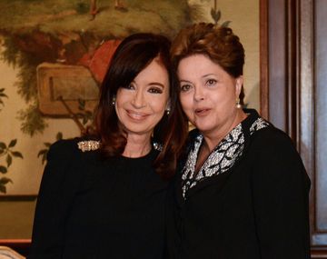 Cristina se reunió con Dilma Rousseff en Nueva York