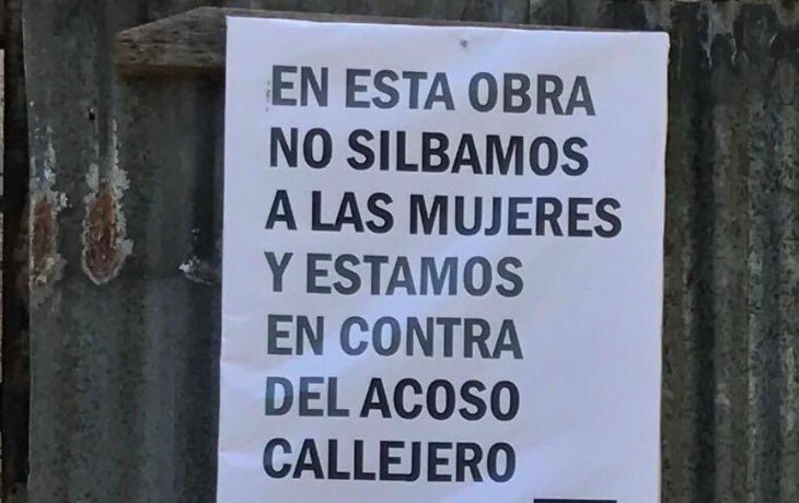 Este es el cartel contra el acoso