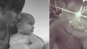 Chechu Bonelli con Carmela, su segunda hija con Darío Cvitanich. Chechu Bonelli con Carmela, su segunda hija con Darío Cvitanich.