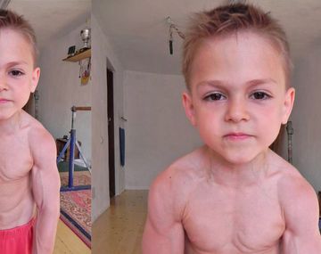 Con 9 años es el fisicoculturista más joven