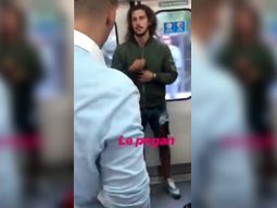 El cachetazo que sufrió Rodrigo Eguillor antes de que lo hicieran bajar del tren