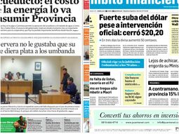 Tapas de diarios del viernes 9 de febrero de 2017