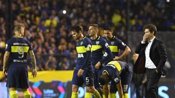 La desazón de los jugadores del Xeneize tras la dura derrota La desazón de los jugadores del Xeneize tras la dura derrota