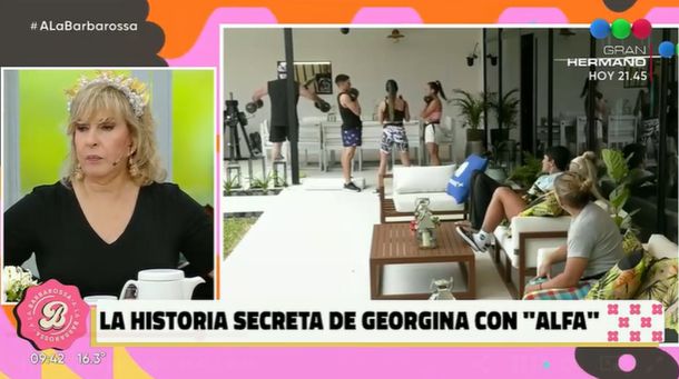 Georgina Barbarossa habló de su relación con Alfa de Gran Hermano