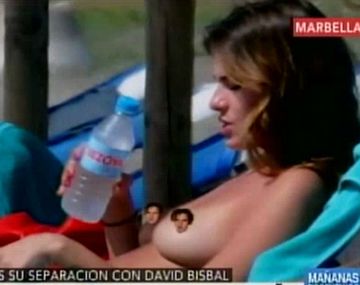El topless de la China Suárez en Marbella