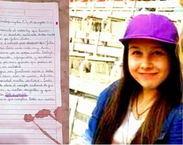 Carta de Nahir Galarza de 2013