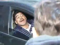 Maradona llegó al país y pudo conocer a su hijo