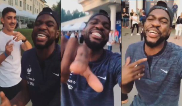 Descontrolado: el video de Umtiti bailando y cantando cumbia para festejar el título