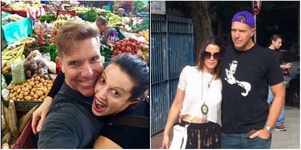 Miriam Lanzoni, en Colombia: las fotos del reencuentro con Alejandro Fantino