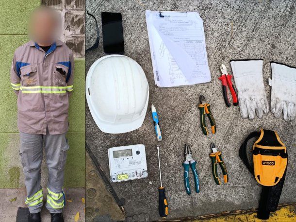 Estafa y extorsión: el prontuario del falso operario detenido en Flores