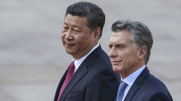 Mauricio Macri y Xi Jinping
