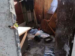 Incendio casa violador