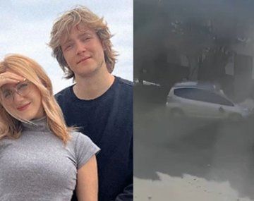 Eugenia Rolón, novia de Iñaki Gutiérrez, se estrelló contra un poste de luz el lunes por la mañana.