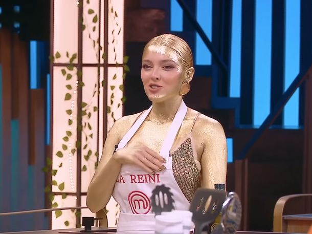 La Reini fue por más y sorprendió con un impactante body paint en Masterchef Celebrity