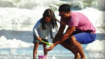 las vacaciones de joaquin furriel con su hija las vacaciones de joaquin furriel con su hija