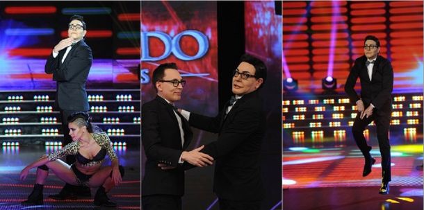 Freddy Villarreal imitó a Marcelo Polino y obtuvo puntaje perfecto en el reggaeton