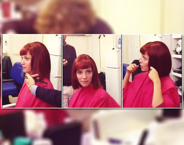 Luisana sorprende con un carré pelirrojo