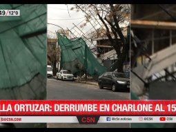 Derrumbe en Villa Ortúzar