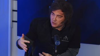 Javier Milei en Neura. Javier Milei en Neura.